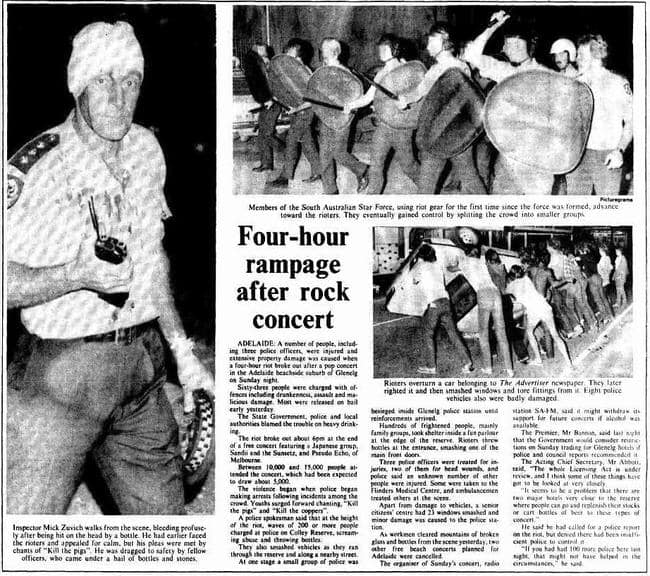 Pseudo - The Glenelg Riots (1984) Some of you may remember the infamous ...
