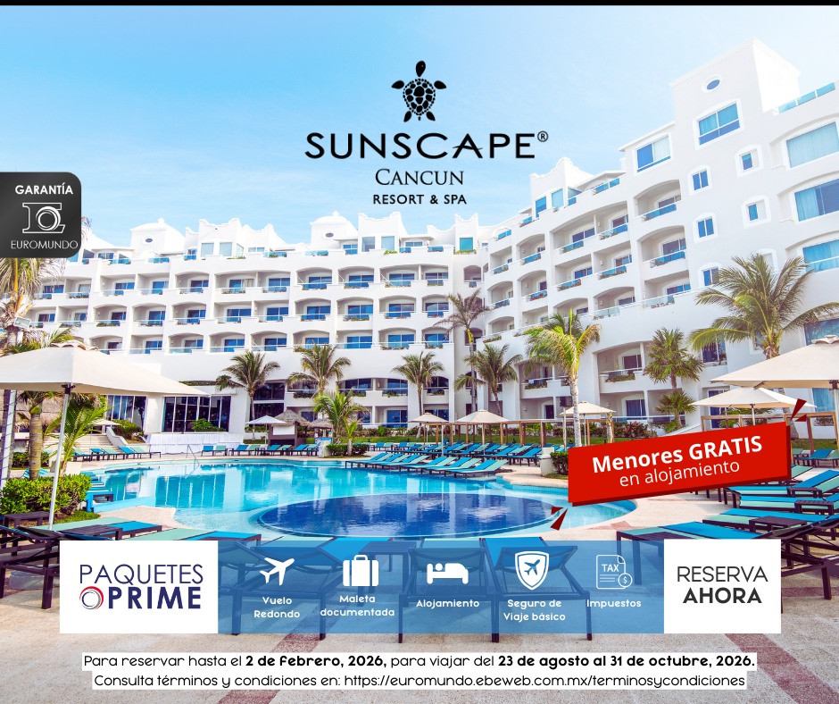 Euromundo - 🌊Sunscape Cancún Resort & Spa es ideal para clientes que ...