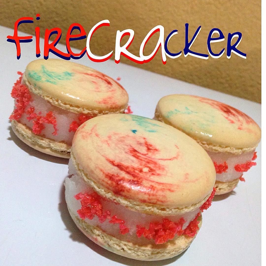 D' - The firecracker.... Lychee flavored shells filled with a champagne ...