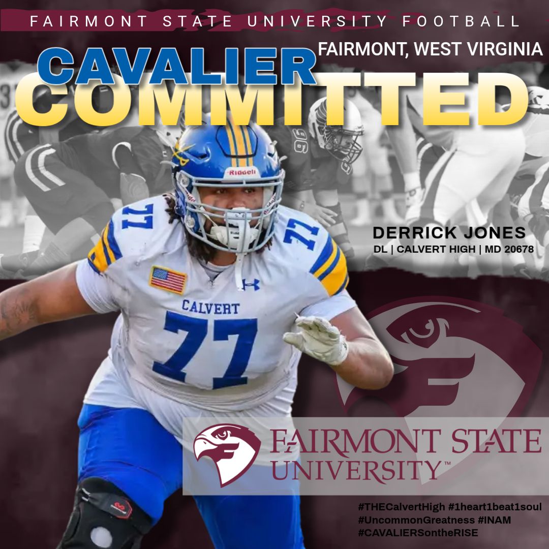 Congratulations @DerrickJones_77 for... - Calvert Football | Facebook