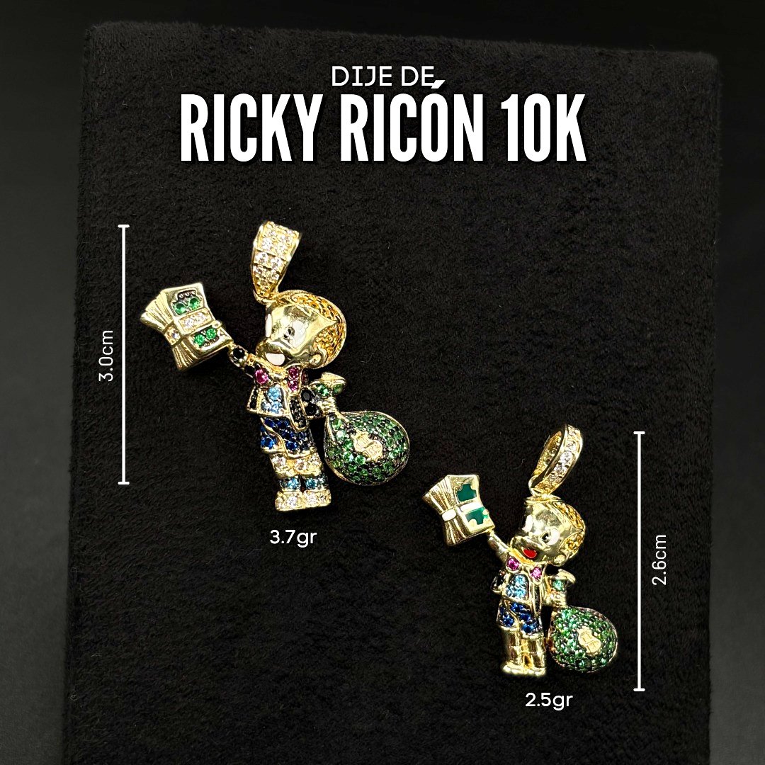 Dije de Ricky Ricón en oro de 10k 💸 - Charms & Pendants - Mexico City ...