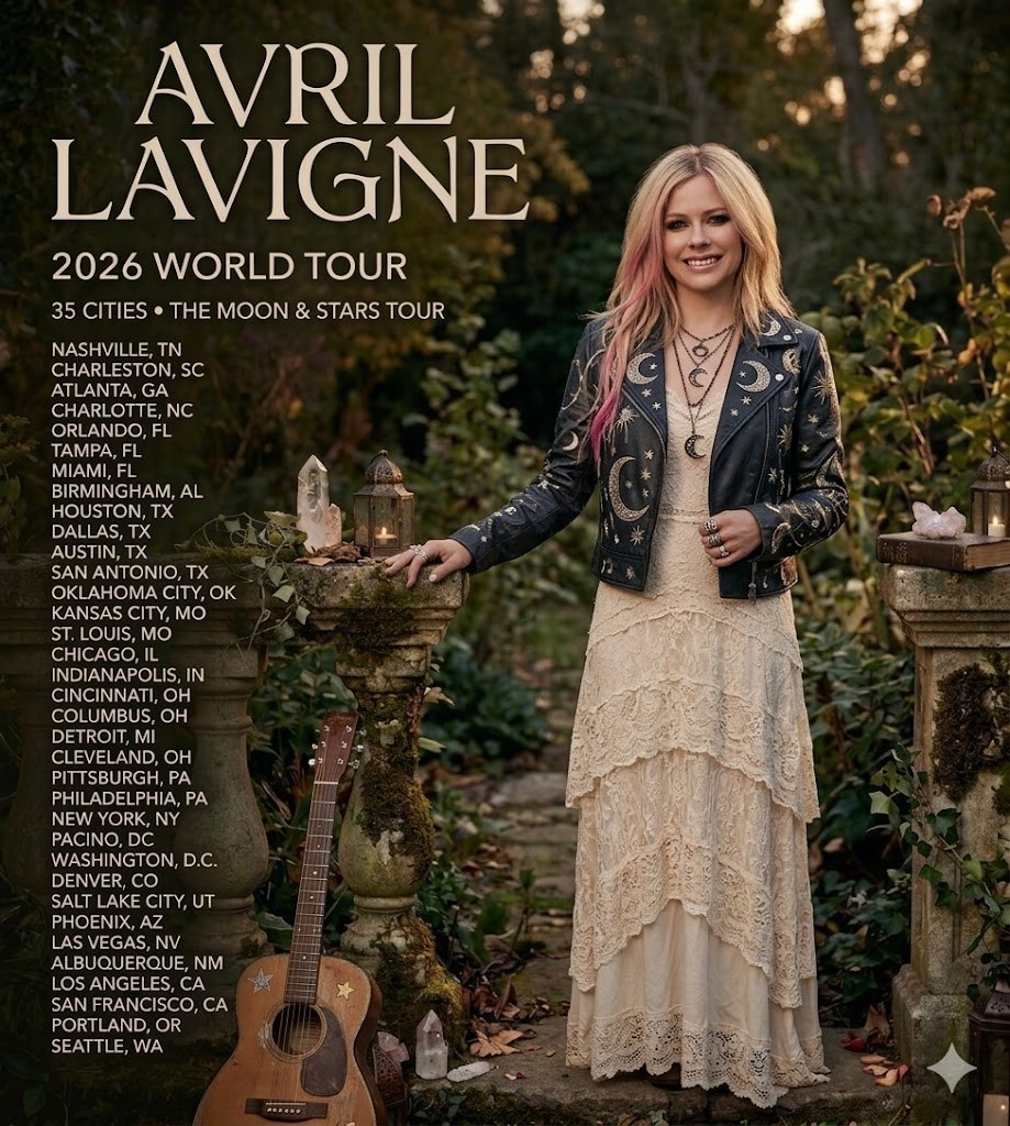 🚨 BREAKING NEWS: Avril Lavigne Announces Her 2026 World Tour — A
