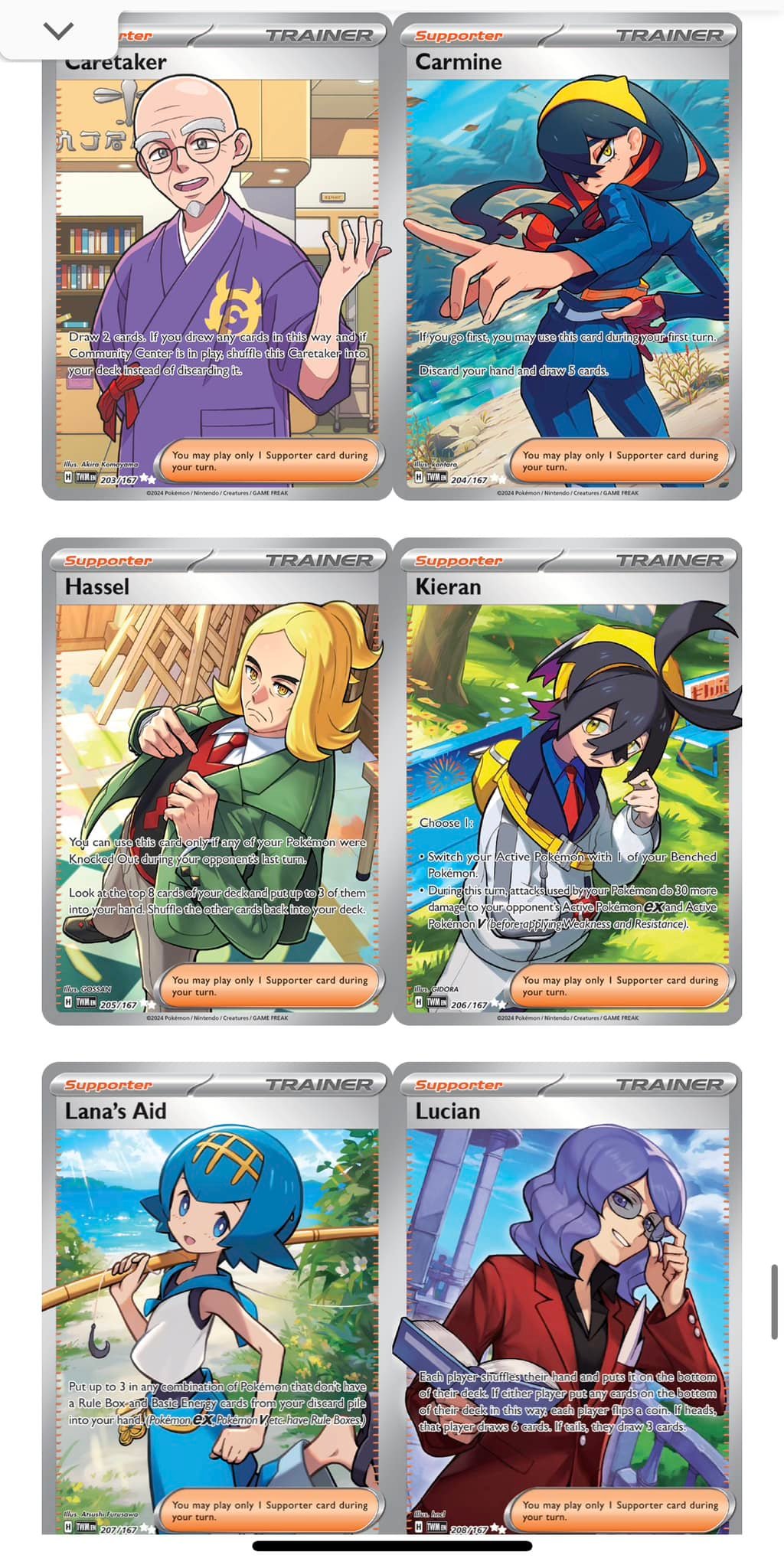 caretaker pokemon card POKMON GAME sv5a 061/066 C shuffle this Caretaker into your deck instead of discarding itYou may play only 1 Supporter card during your turn. Araquanid - Pokmon TCG Card