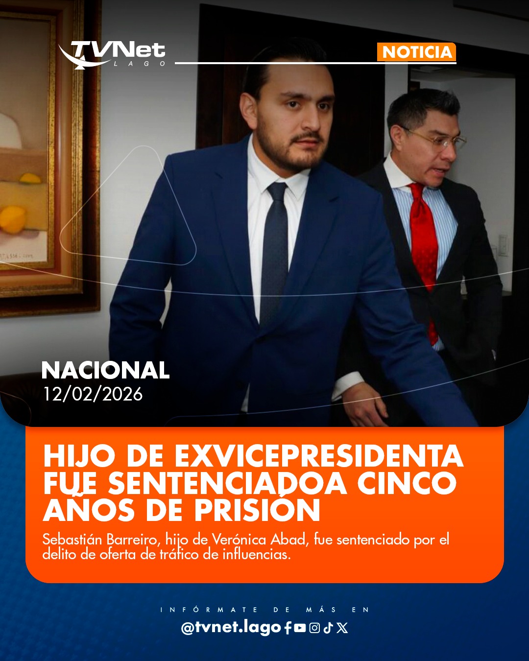 TVNet Noticias - 🔴 #ÚLTIMAHORA | 5 AÑOS DE PRISIÓN PARA... | Facebook