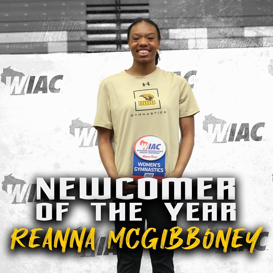 ⚡️WIAC Newcomer of the Year⚡️... - UW-Oshkosh Gymnastics