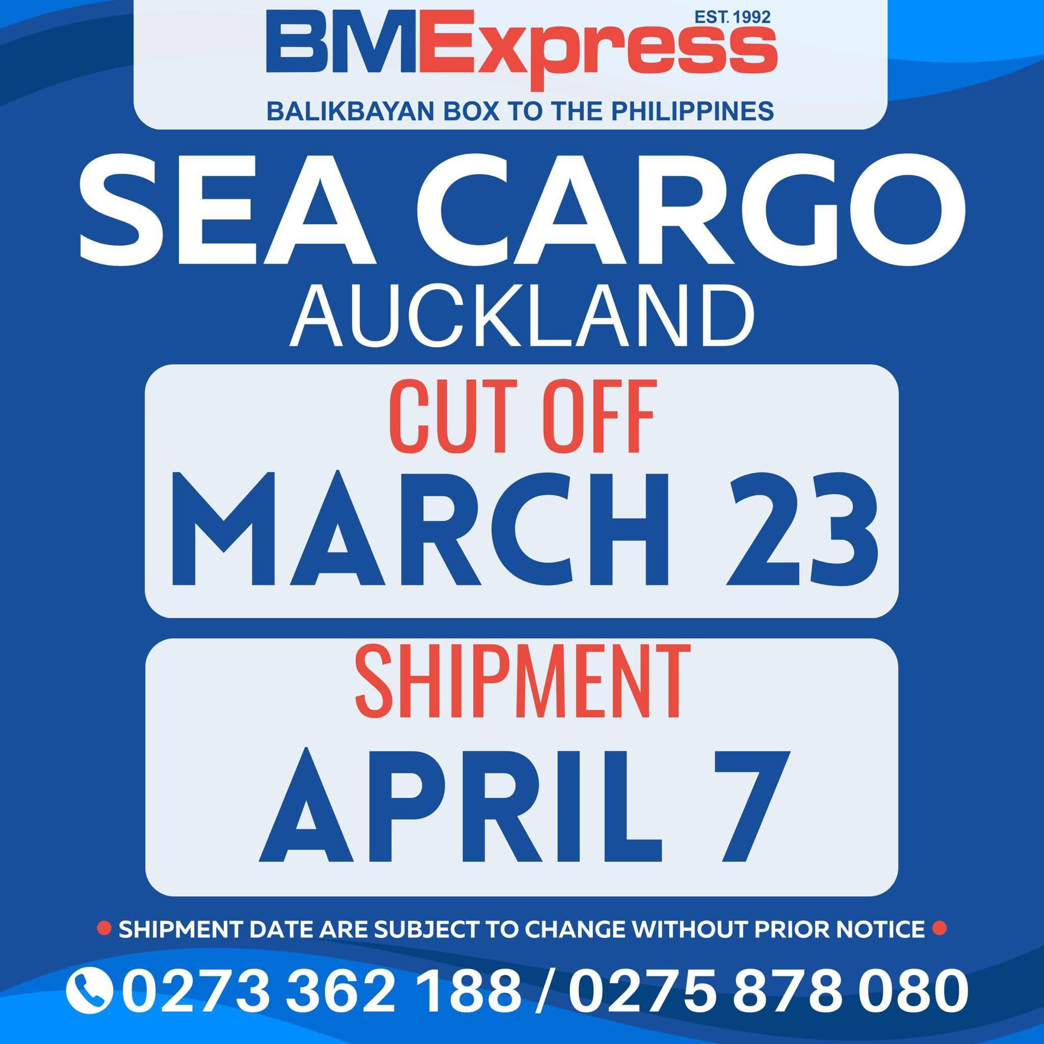 BM Express Balikbayan Box Wellington | Upper Hutt