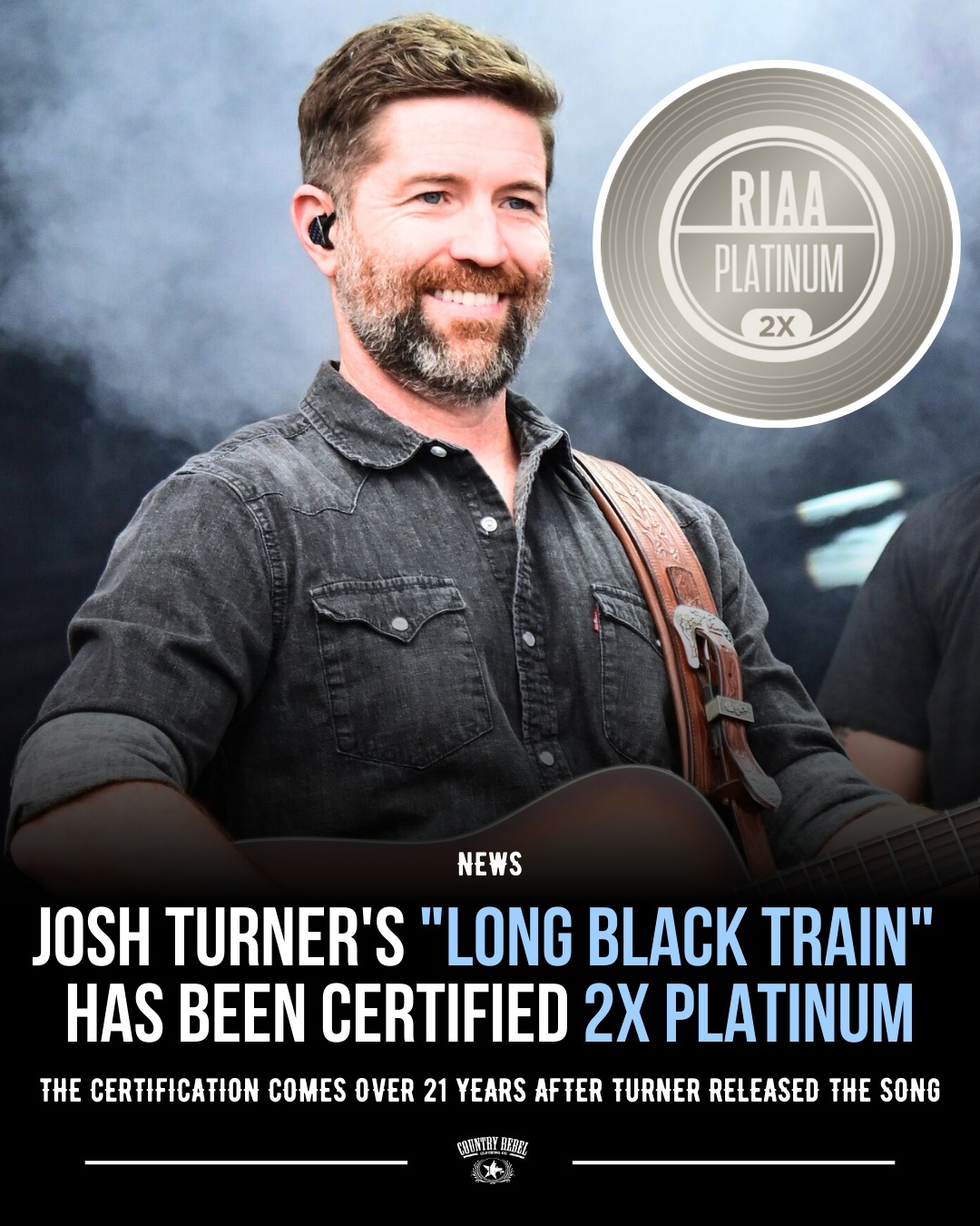 Addicted - Josh Turner's iconic song, "Long Black Train," has been ...