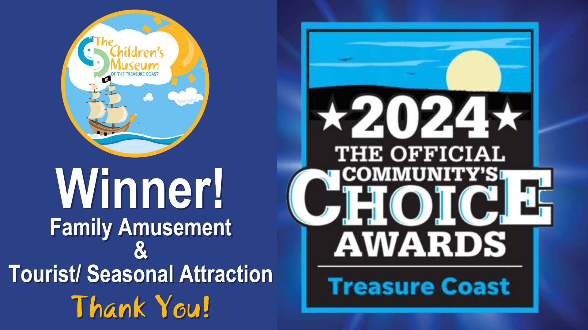 🎉 We did it!... - The Children's Museum of the Treasure Coast