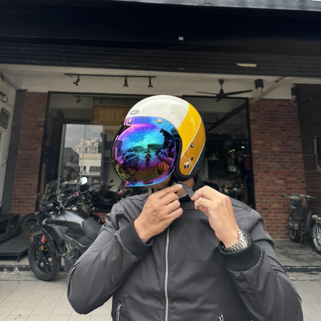 bell 500 helmet bubble shield 3-Snap For Custom 500, Shorty  Motor Sports Zone Wafer Green Bell Bullitt Helmet Shield Bubble