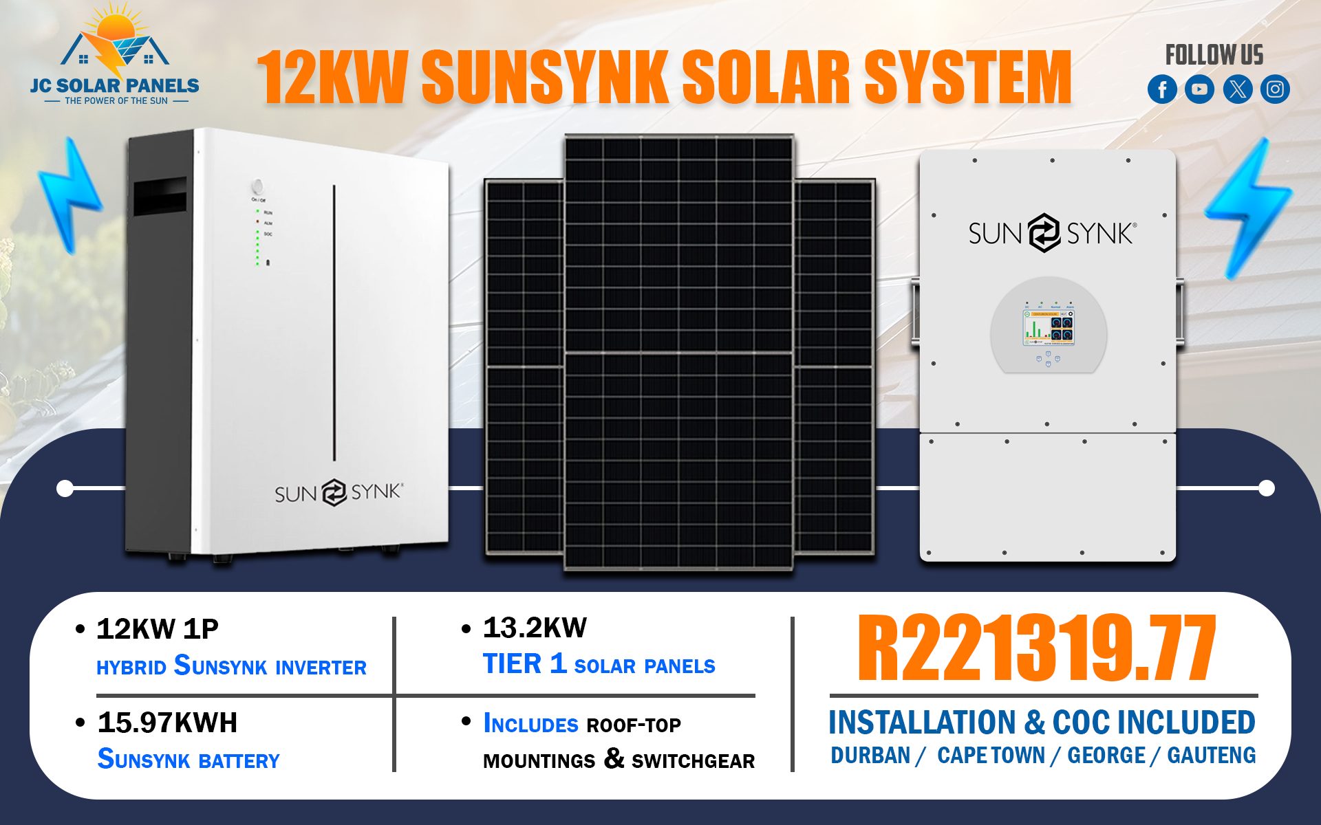 JC Solar Panels - 🌞 Upgrade to Solar with Our Complete...