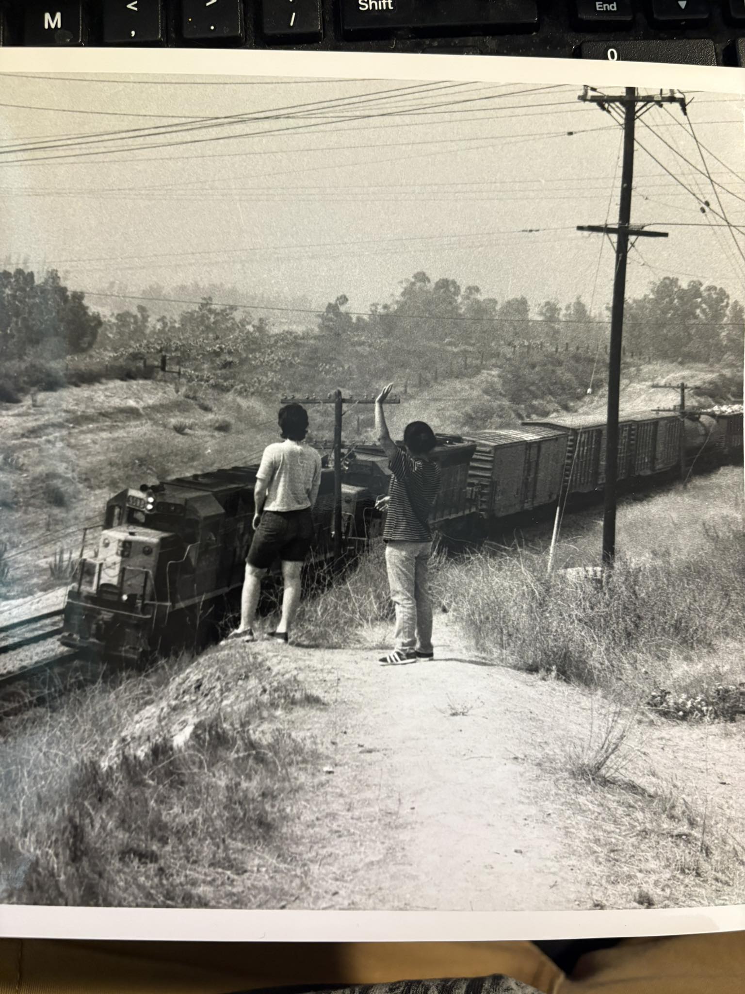 ATSF 5929 F45 Railroad Photo in Barstow, California