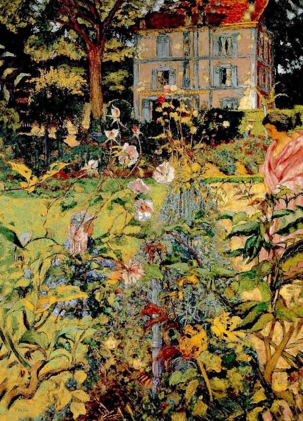 Edouard Vuillard、【Le Soir au Jardin】 Edouard Vuillard、【Le Soir au Jardin】 Edouard Vuillard、【Le