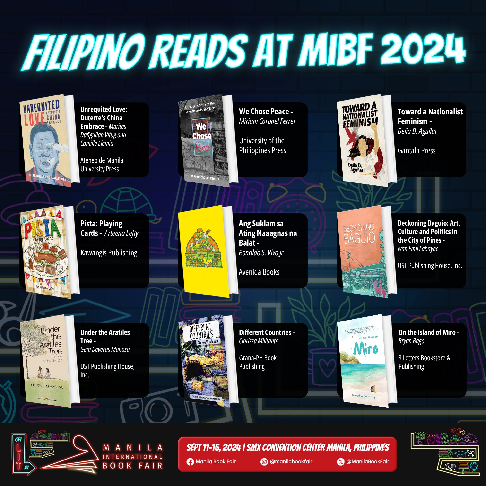 Manila - MIBF values the importance of Filipino authors and Filipino ...