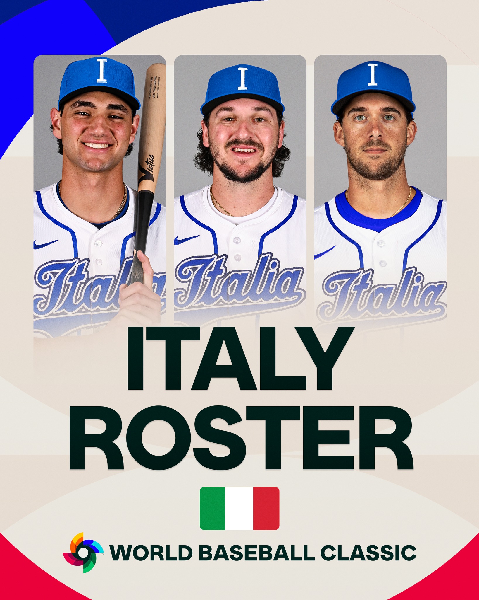 World - Team Italy’s roster is ready for the #WorldBaseballClassic 🇮🇹 ...