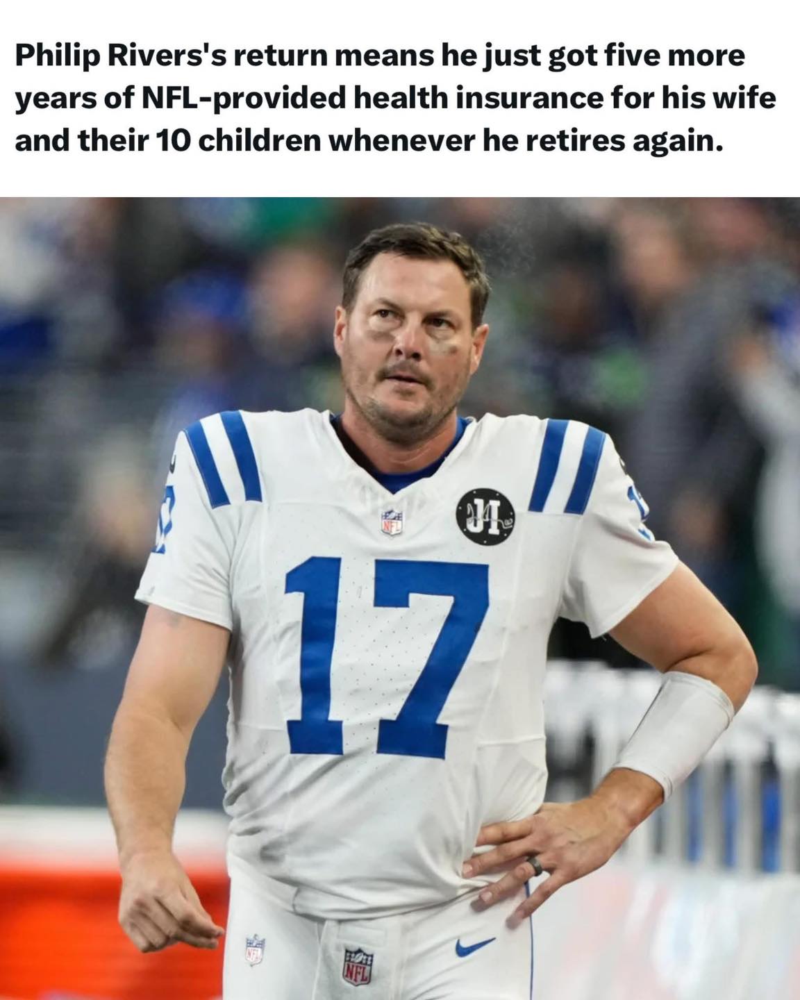 NFL - Rivers is a genius! 🤯 | Facebook