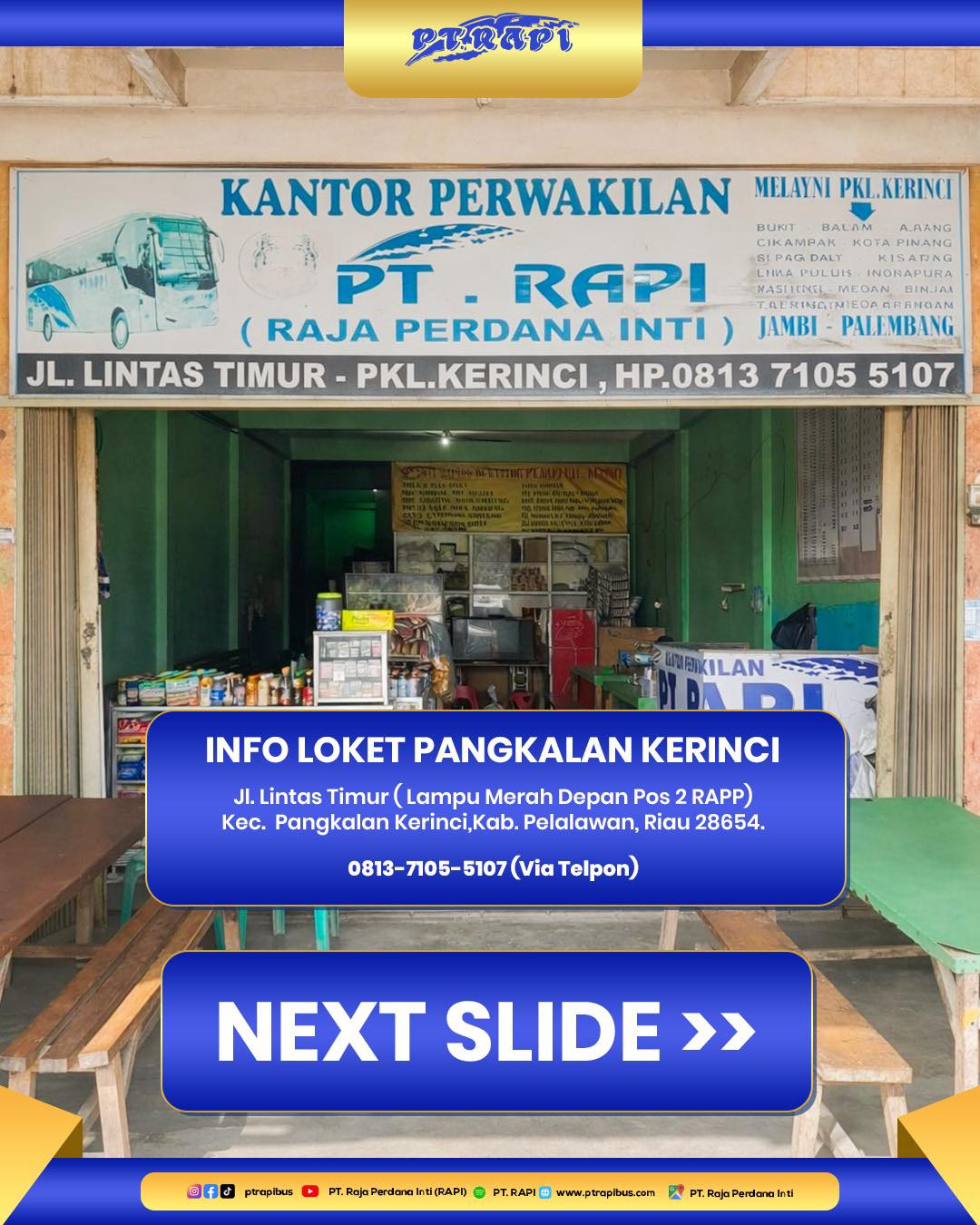 PT. RAPI - #KawanRAPI, berikut informasi alamat loket dan... | Facebook