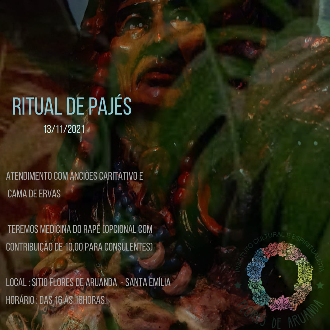RITUAL DE PAJÉS Com muito respeito e amor, o Instituto Cultural e ...
