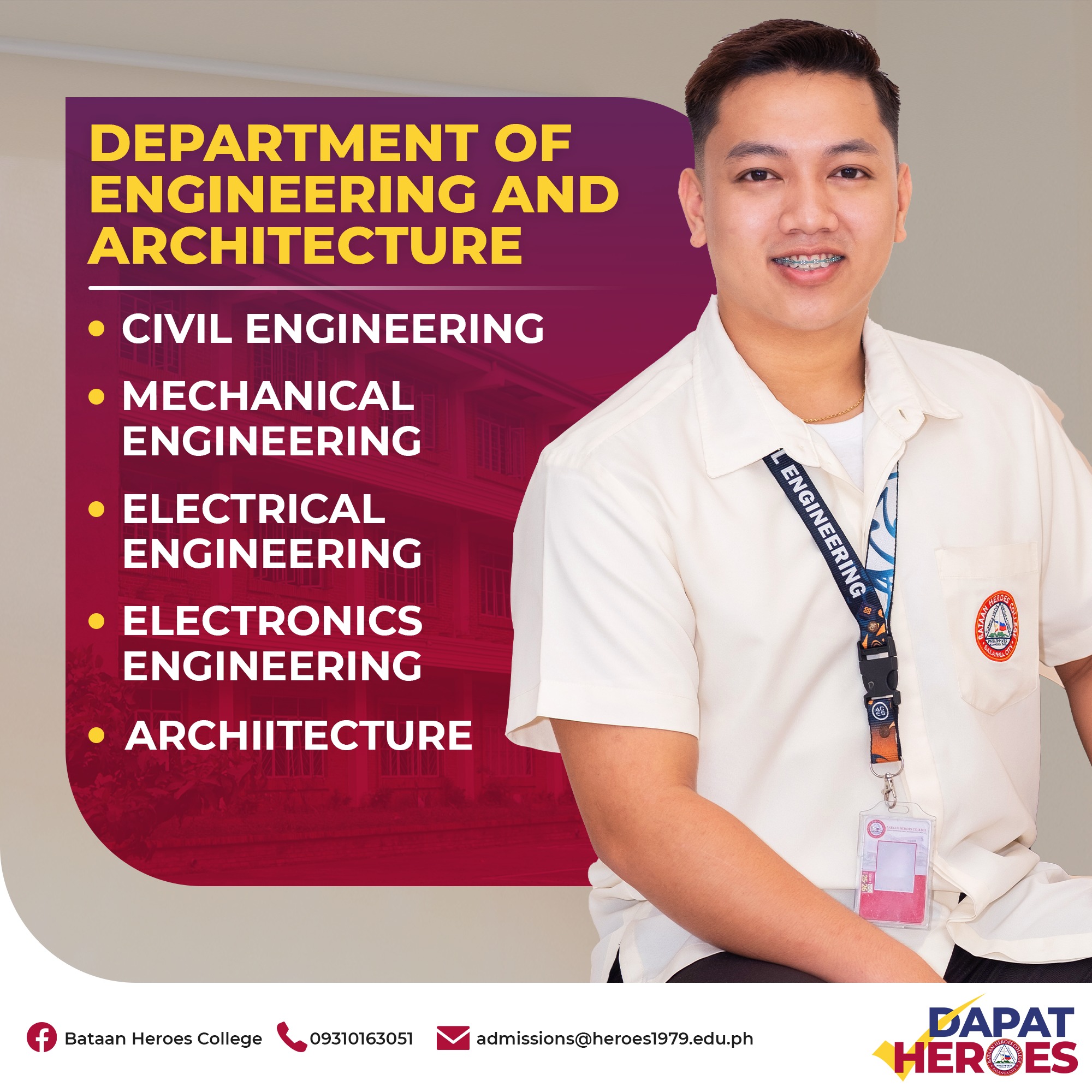 Bataan Heroes College added a new... - Bataan Heroes College