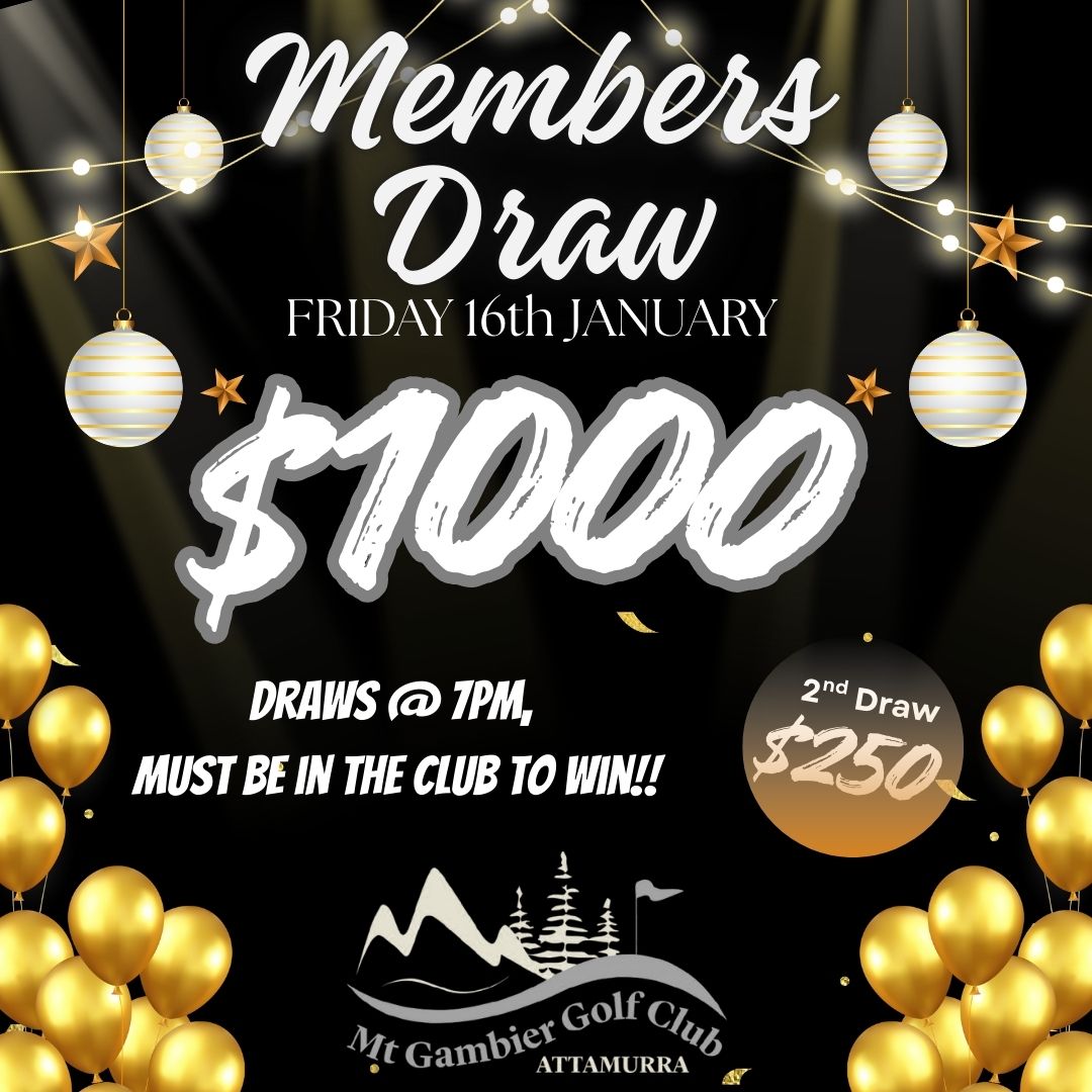 The Mount Gambier Golf Club... - The Mount Gambier Golf Club