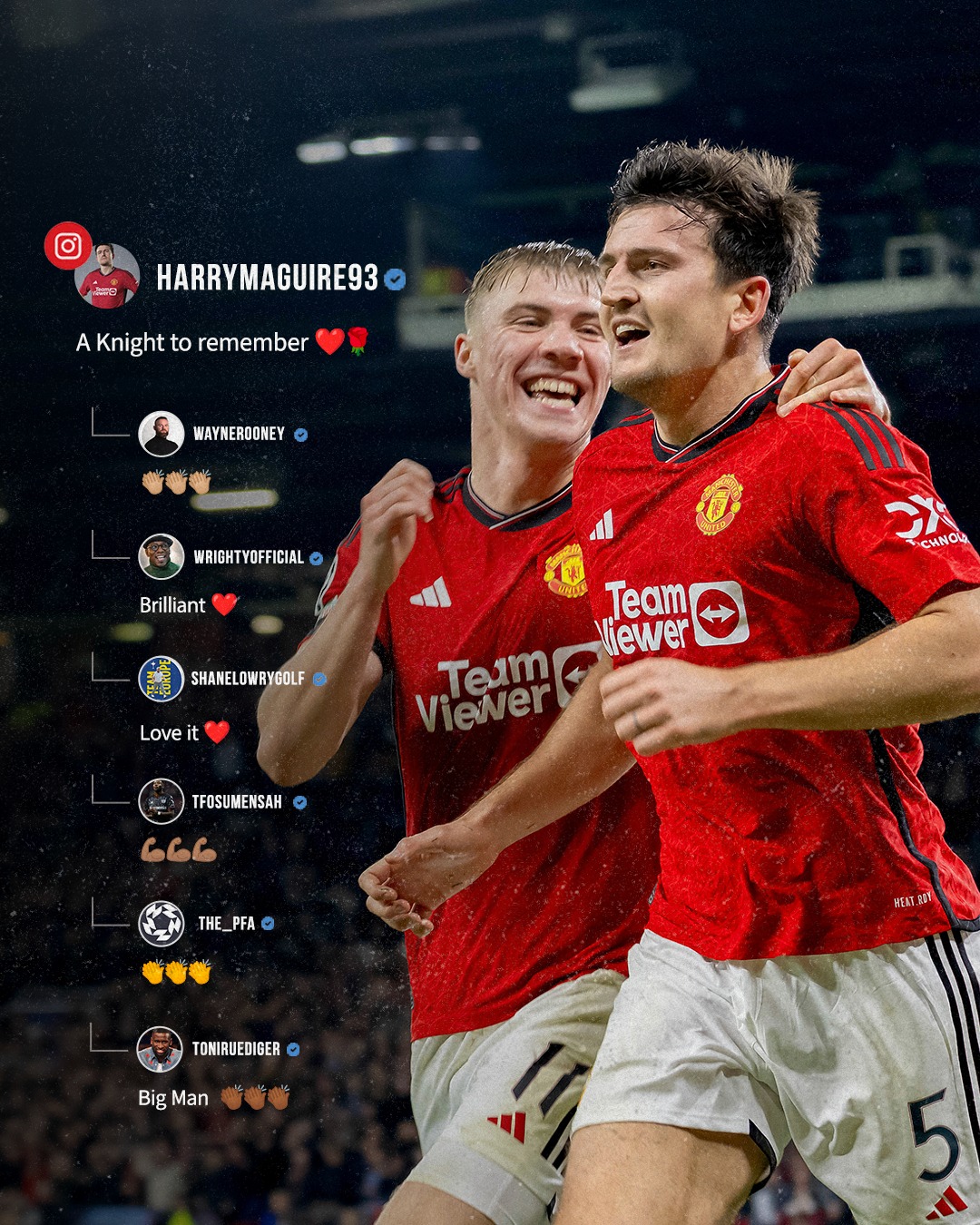 Leading by example 💪 ©️ Harry Maguire proudly wears our 2021/22