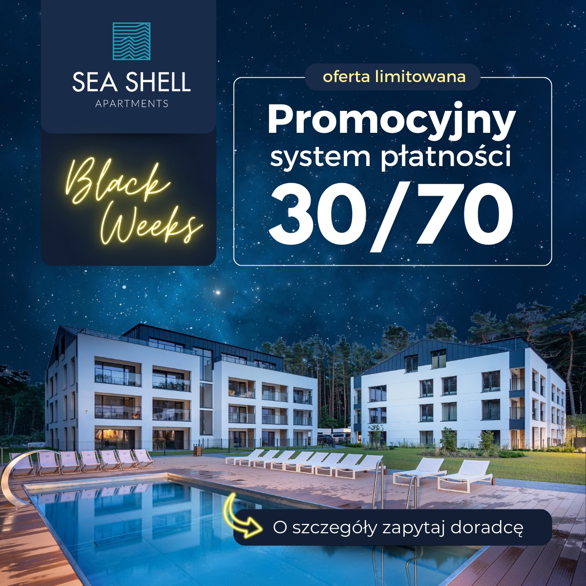 Sea Shell Apartments - Sprzedaż Apartamentów | Łukecin