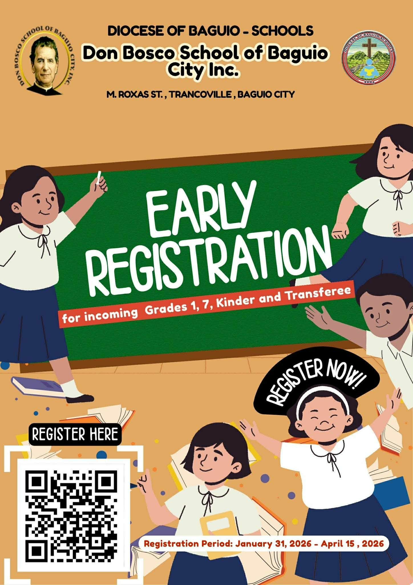 📣📣📣 ANNOUNCEMENT 📣📣📣 Online Registration for Academic Year 2026–2027 is ...