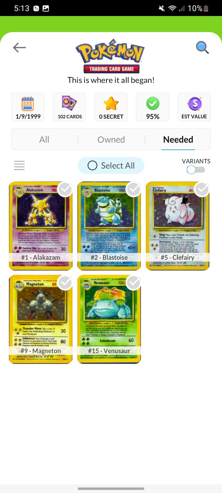 original 150 pokemon card set 151 Complete (151/150) 1999 [MP-DMG] Metro | Pokemon Cards |