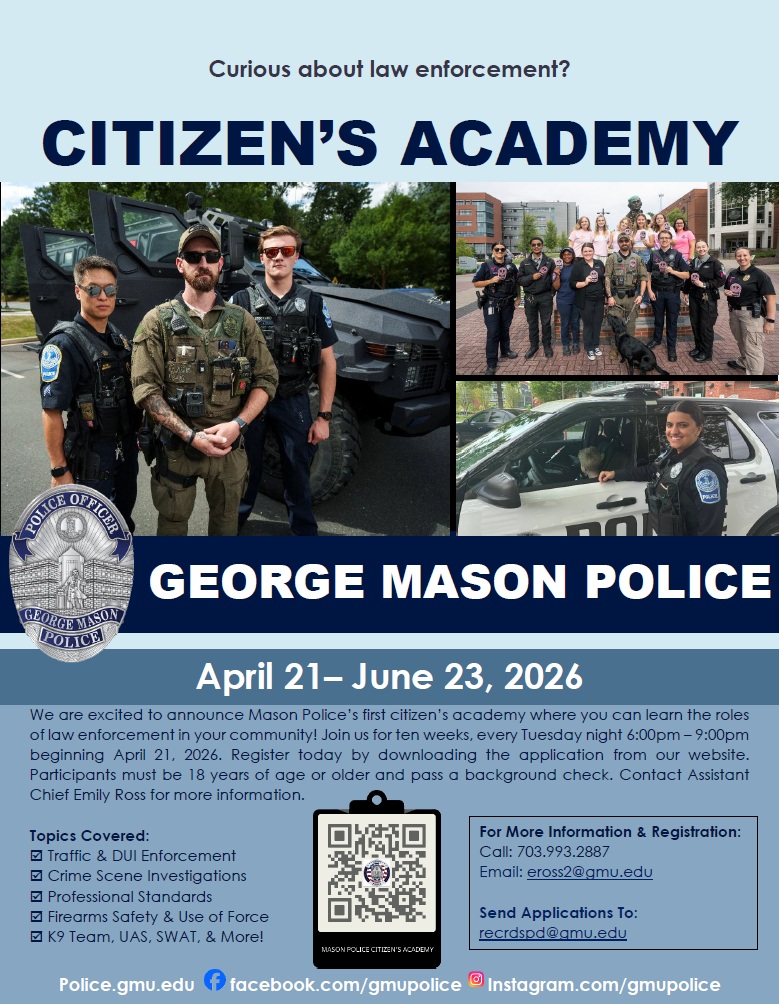 George Mason... - George Mason University Police Department