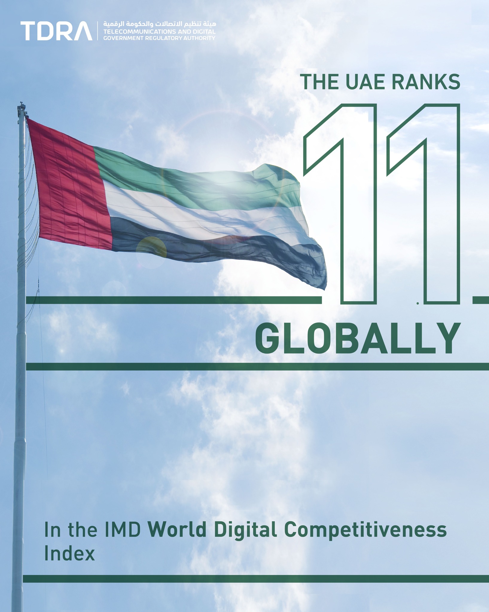 UAEdgov - 🇦🇪🌟 The UAE ranks 11 Globally in the IMD World Digital ...