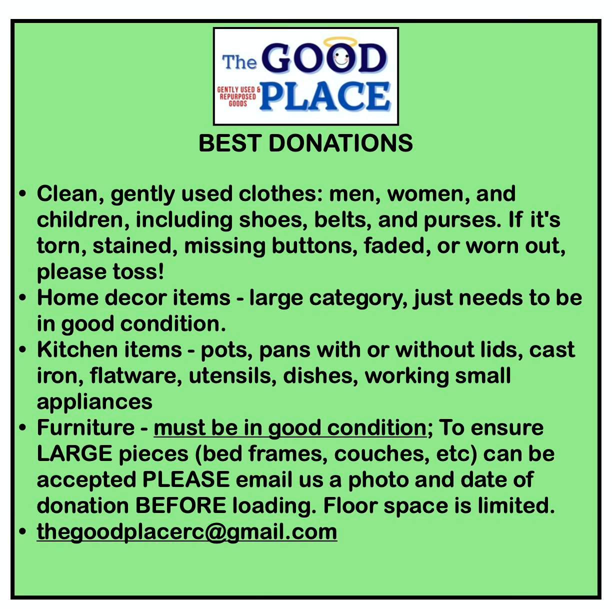 The Good Place: Gently Used and Repurposed Goods | Royse City TX