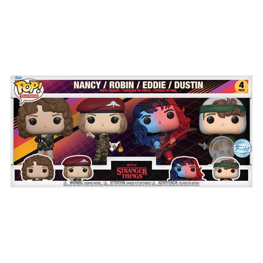 First look at the new exclusive Stranger Things Funko POP! 4 Pack
