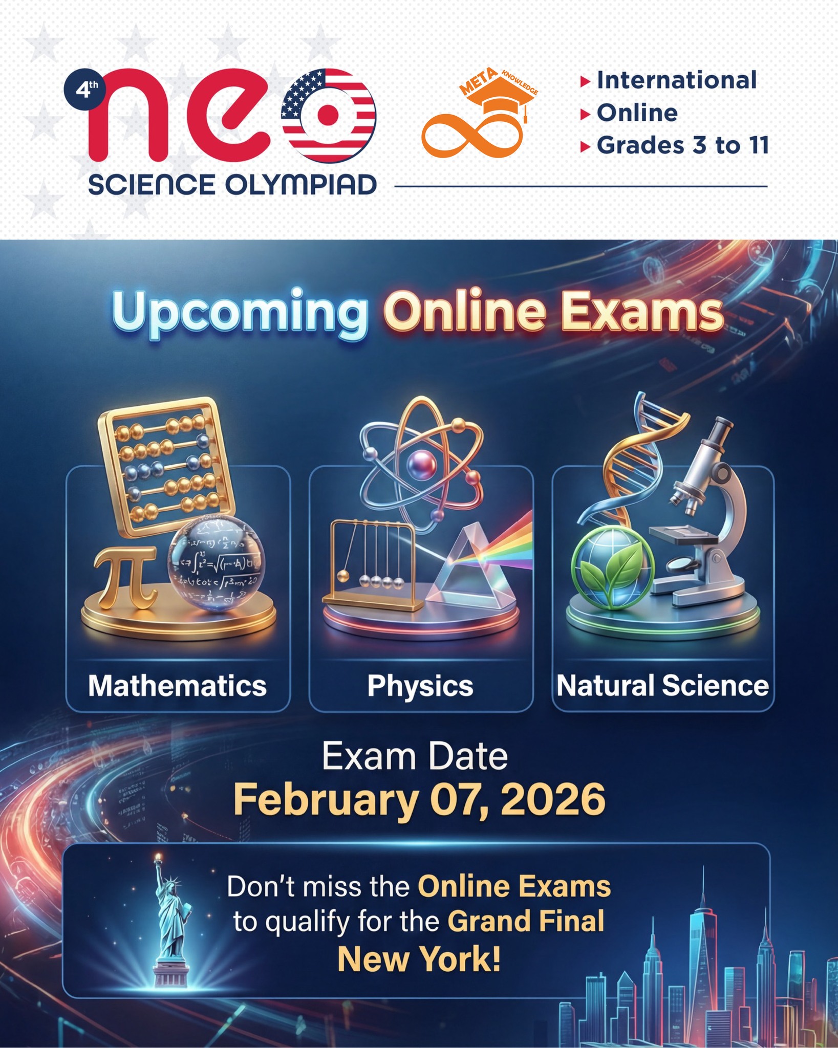 META Knowledge - 🎉🗓️ Neo Science Olympiad... | Facebook