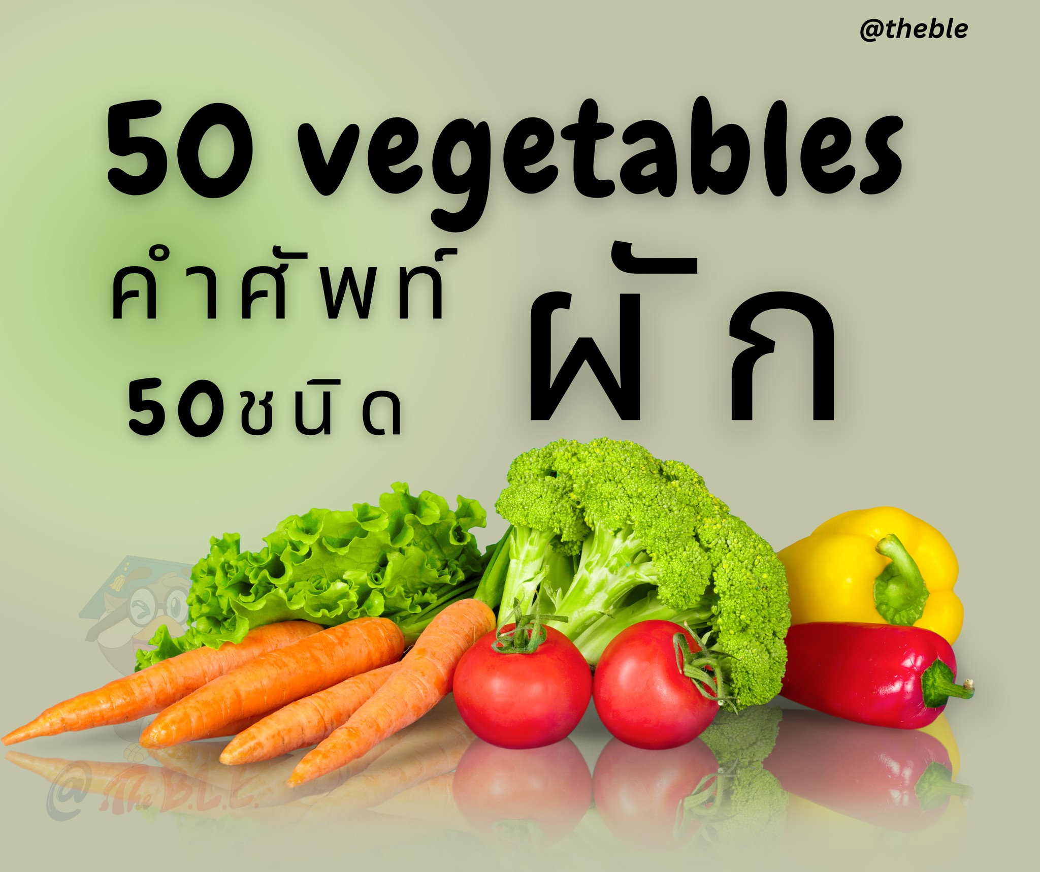 🥦🌽คลังศัพท์ ภาษาอังกฤษ 🥒🍆🌽... - The BLE สาขาเมืองเอกรังสิต | Facebook