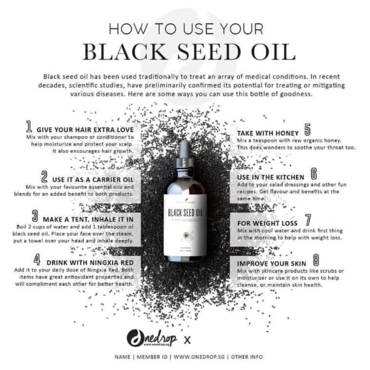 如何使用黑籽油Black Seed Oil 🖤🖤🖤 黑籽油它是一种替代药物，号称包