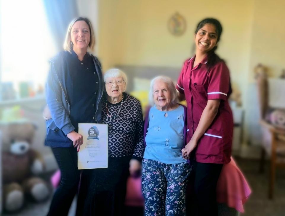 North Wales Pioneer - Here are residents and staff at Redcroft Care ...