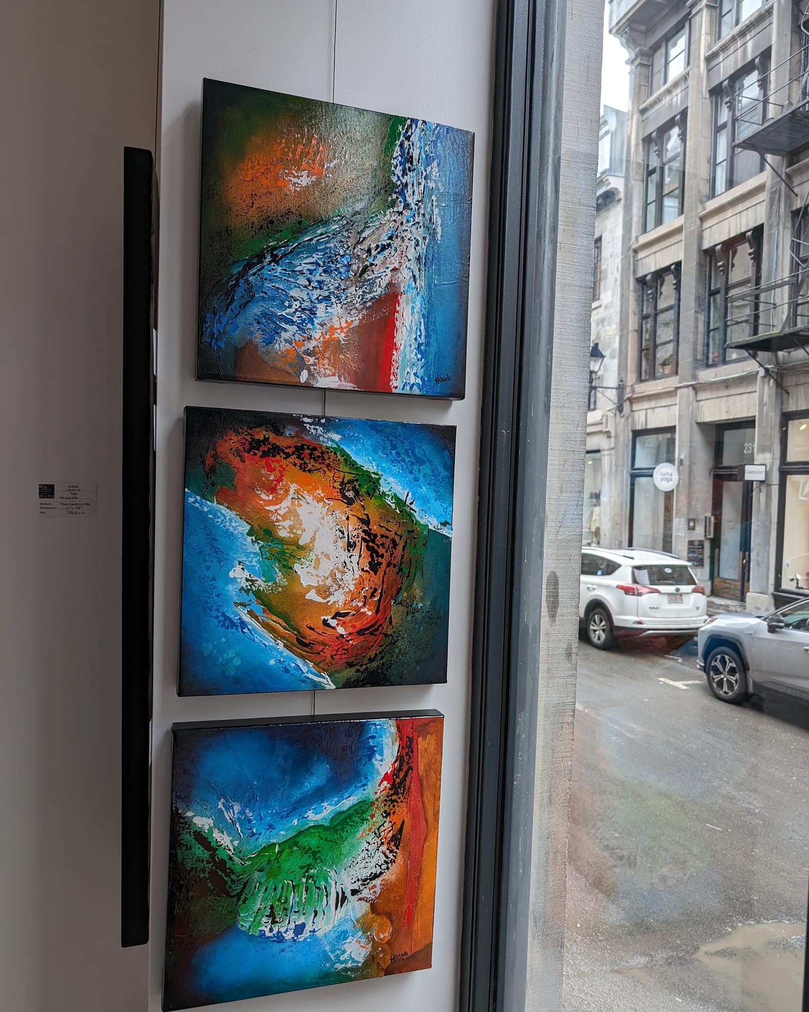 Galerie Lenoir - En vitrine à la Galerie Lenoir Oeuvres de Patricia ...