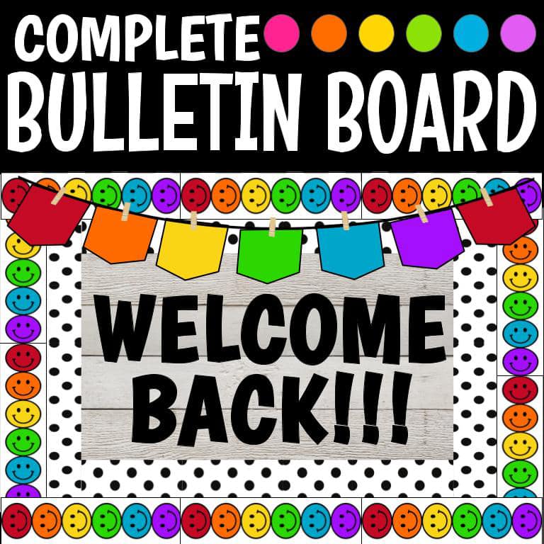 The Classroom - New! Back to School Bulletin Board! Back to School ...