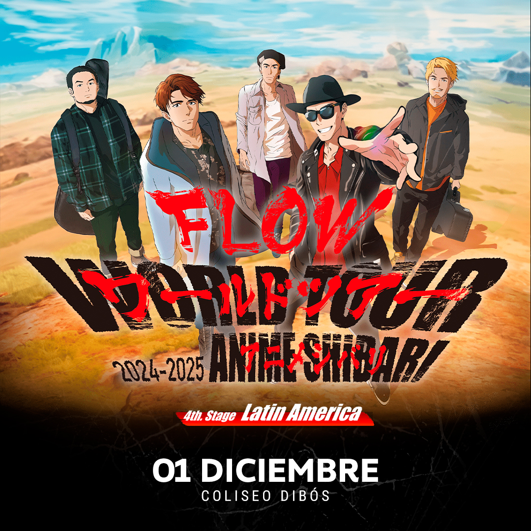 Teleticket - ¡FLOW vuelve a Lima con su tour ANIME SHIBARI! 🕶🎸 Llega a ...