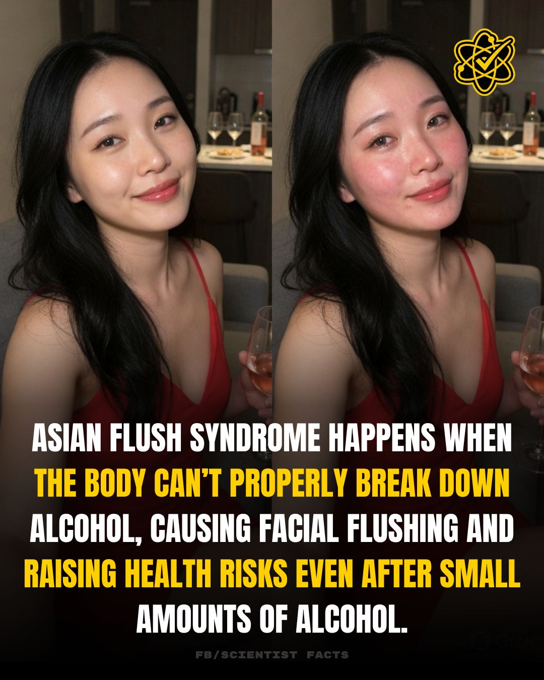 why does ipamorelin cause flushing Yes, your post-drink rosy cheeks could be caused by genetics and could be a sign of alcohol intolerance. Learn what causes it and what it can mean for your health BPC-157 + TB-500 – Size:90 Servings Daily Supplements