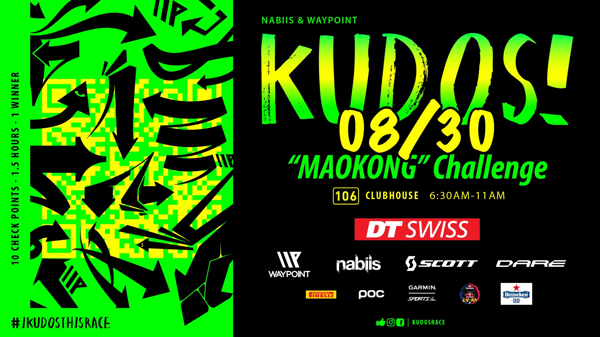 Kudosrace - 08/30 KUDOS! Maokong Challenge KUDOS! Race 回來了！這次由 nabiis 與 ...