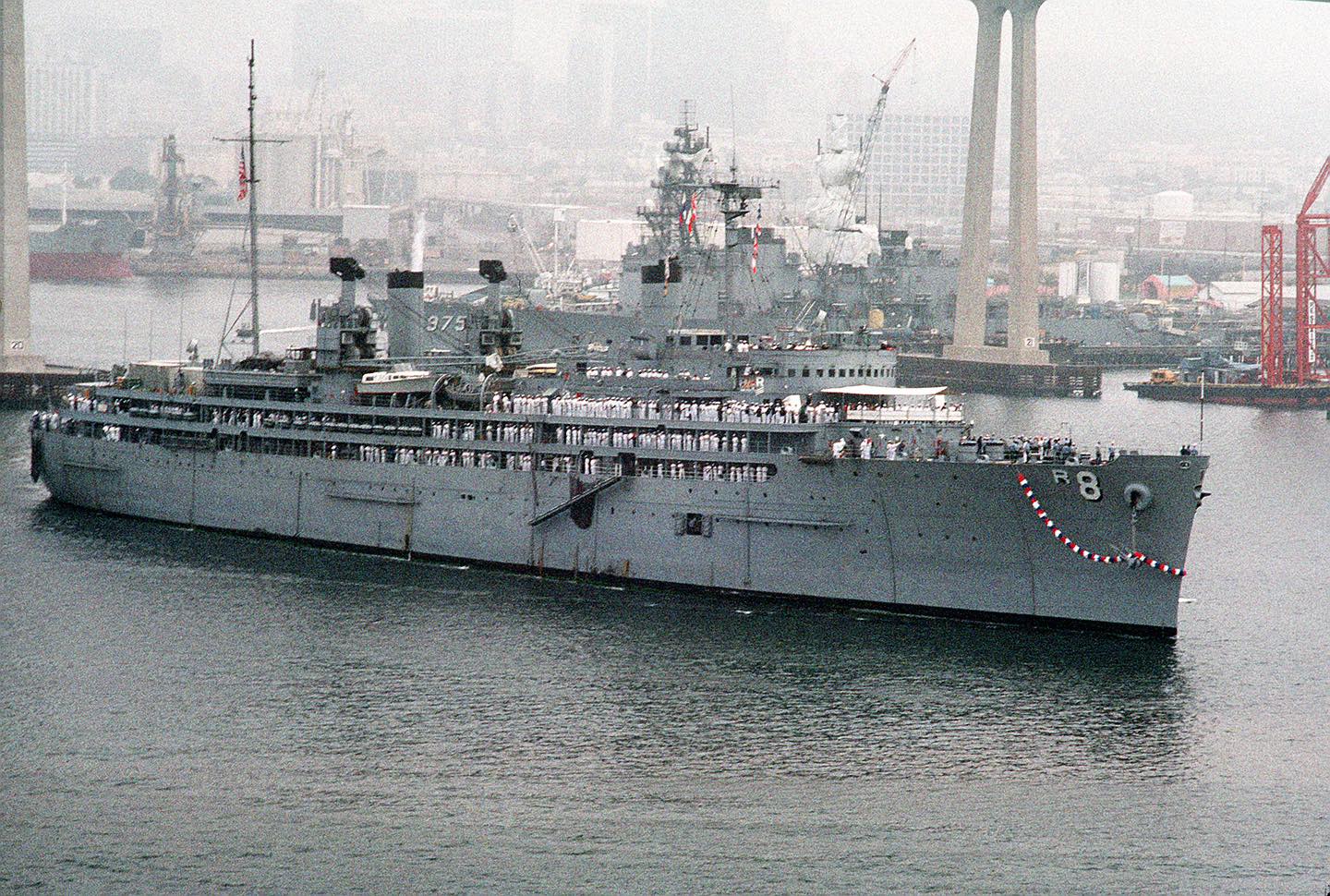 USS Jason AR-8 and other US Navy ships
