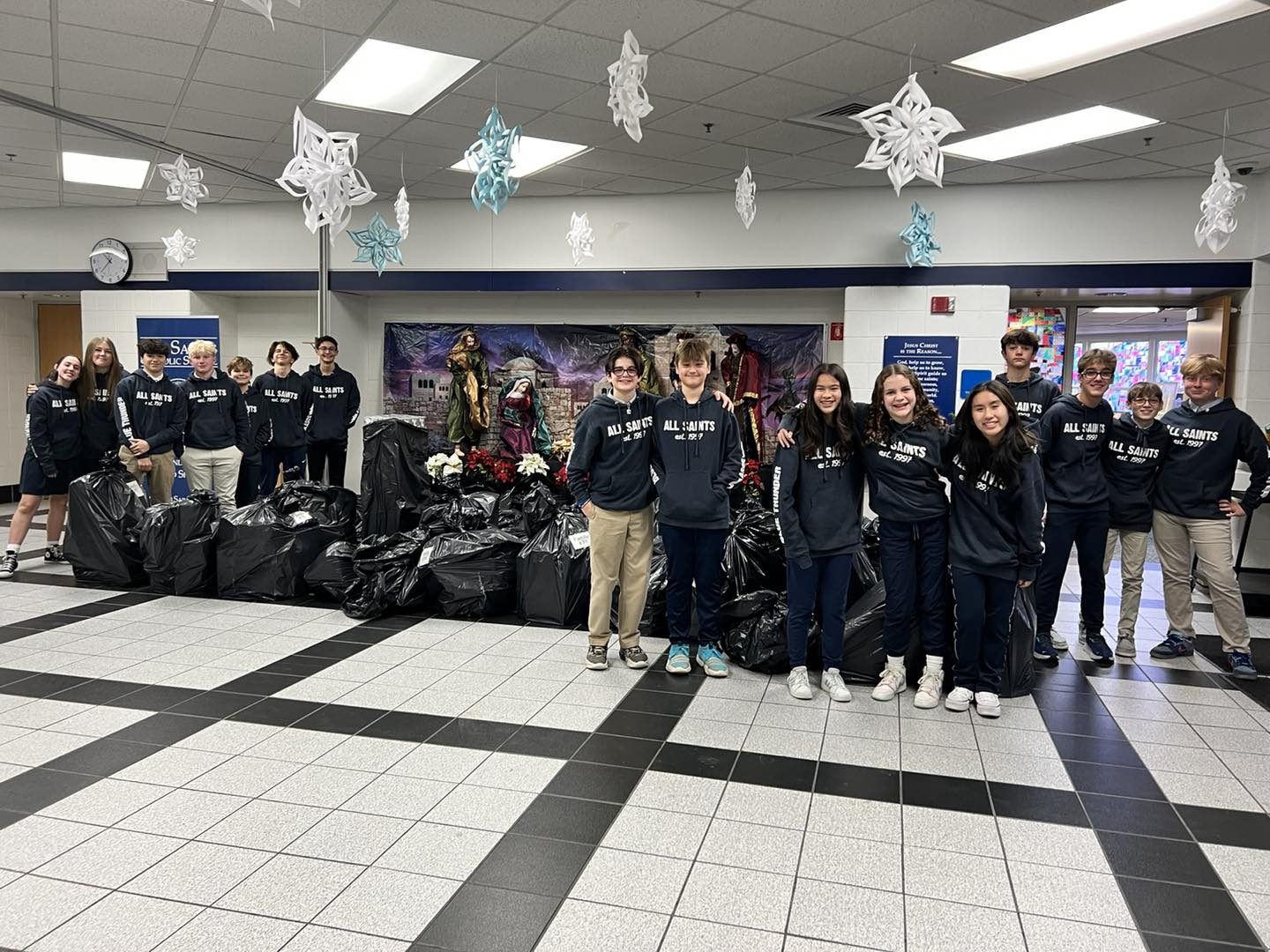 Our 8th graders helped Mrs.... - All Saints Catholic School | Facebook