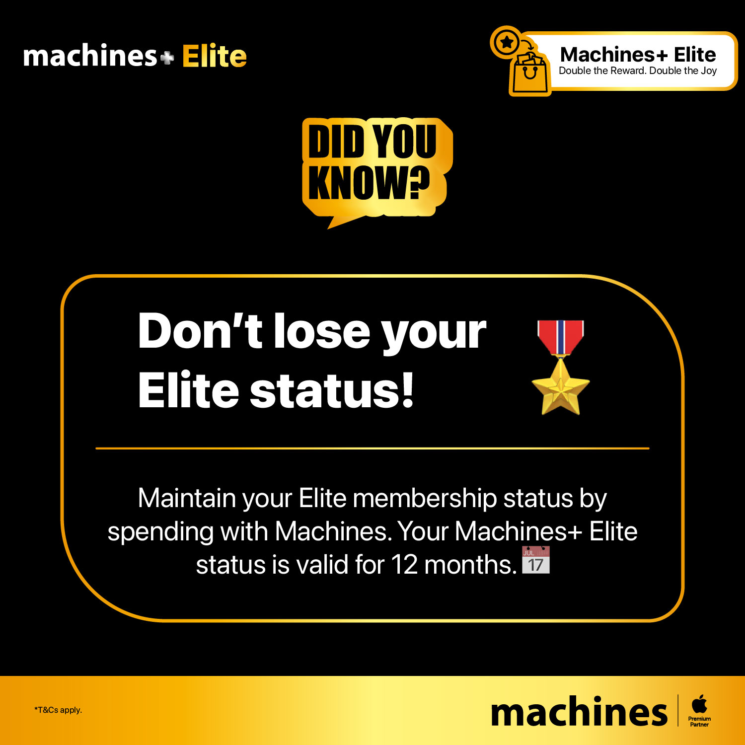 Machines - ⚜️ Did you know your Machines+ Elite status... | Facebook