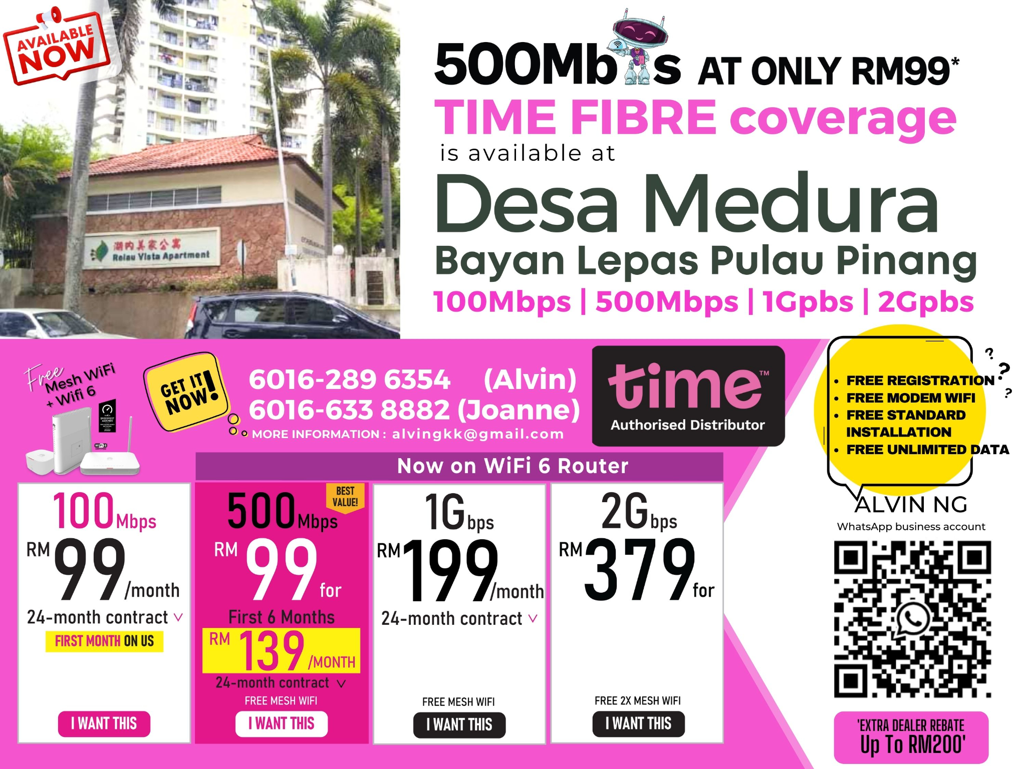 TIME Distributor - MY Broadband Network | Kuala Lumpur