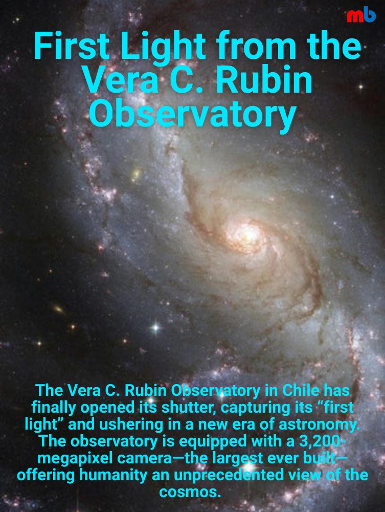 Media - First Light from the Vera C. Rubin Observatory After more than ...