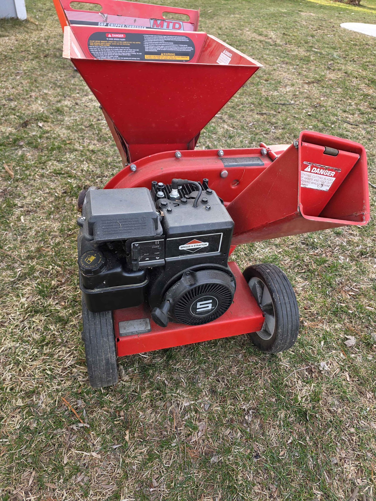 5hp Mtd Chipper Shredder