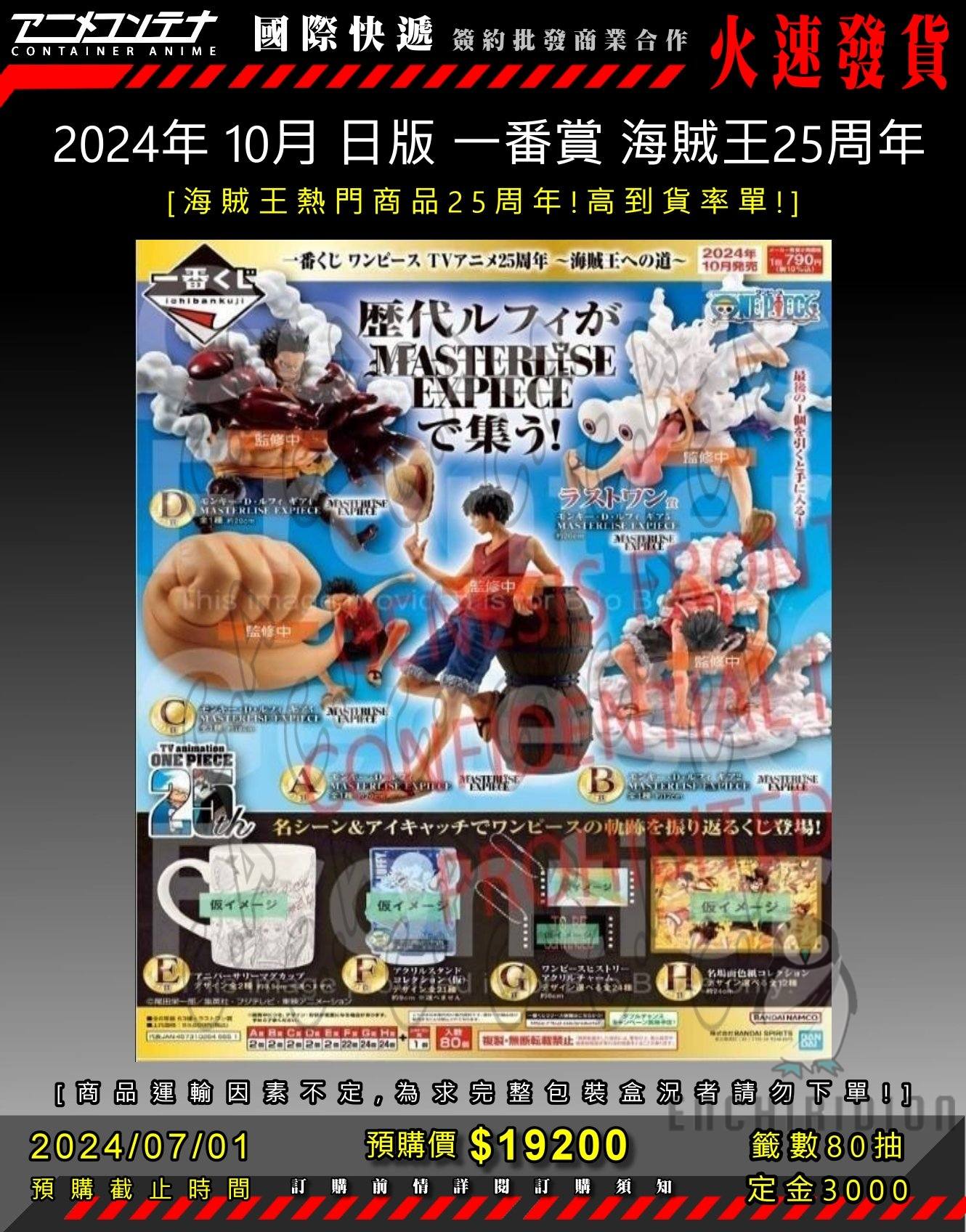 Ichiban Kuji One Piece The Gigant Name: TO BE CONTINUED