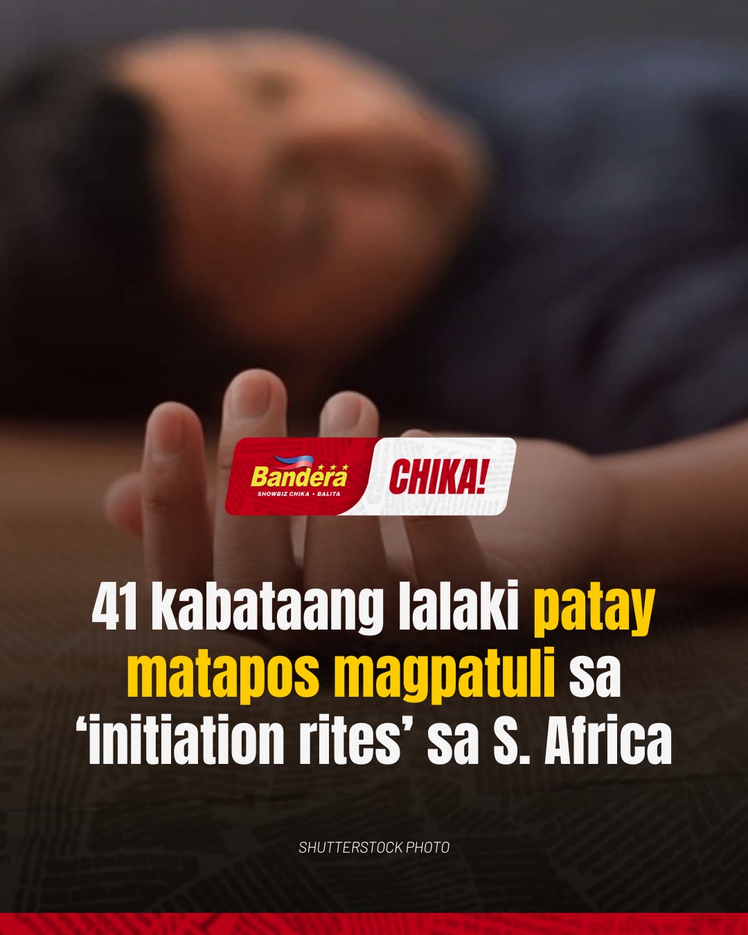 Bandera - Umabot na sa 41 kabataang lalaki ang nasawi... | Facebook