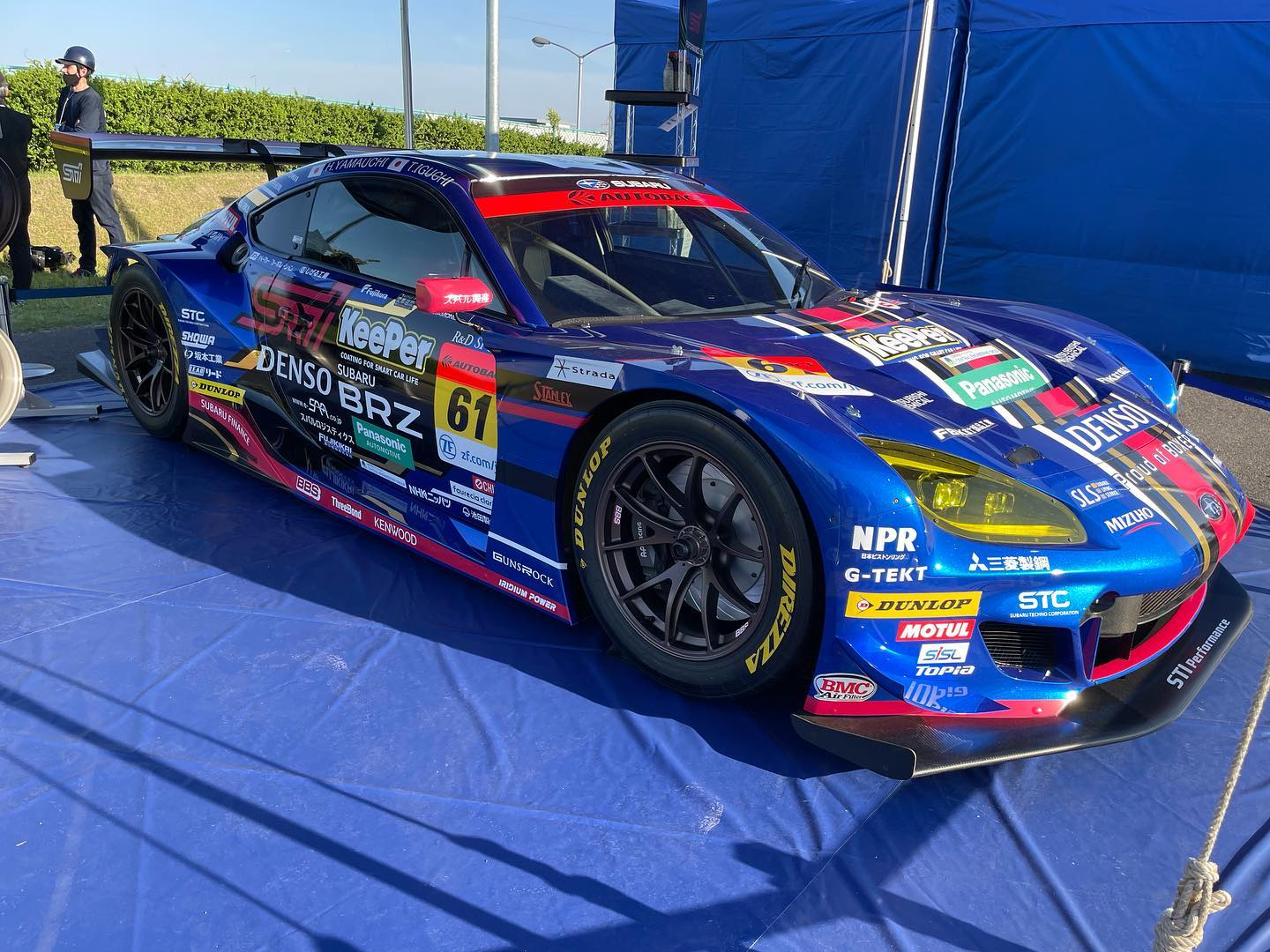 2021 Subaru BRZ R&D Sport GT300 champion on display