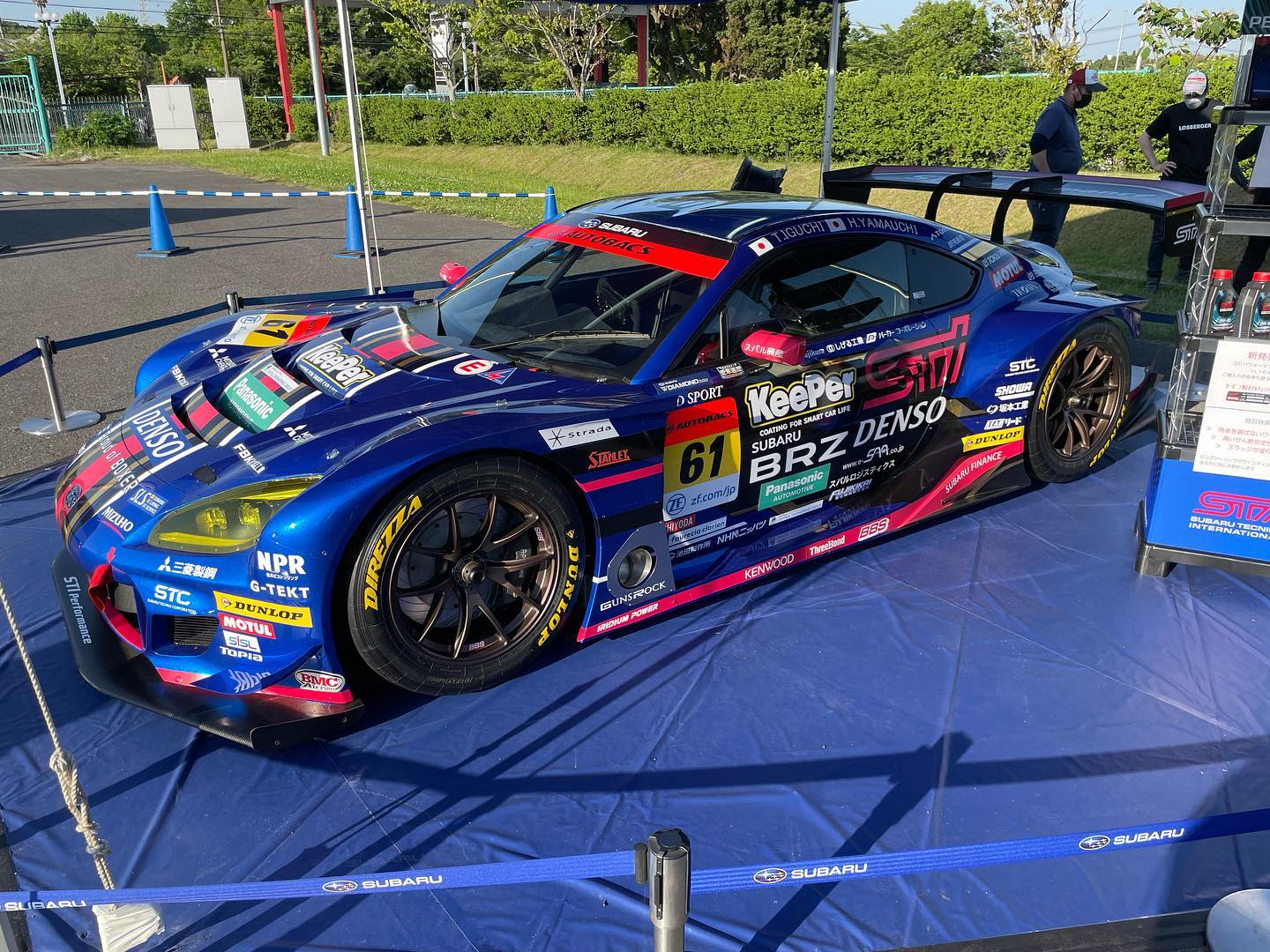 2021 Subaru BRZ R&D Sport GT300 champion on display